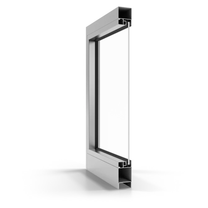 Profilé acier Norm Pivot — coupe en 3D
